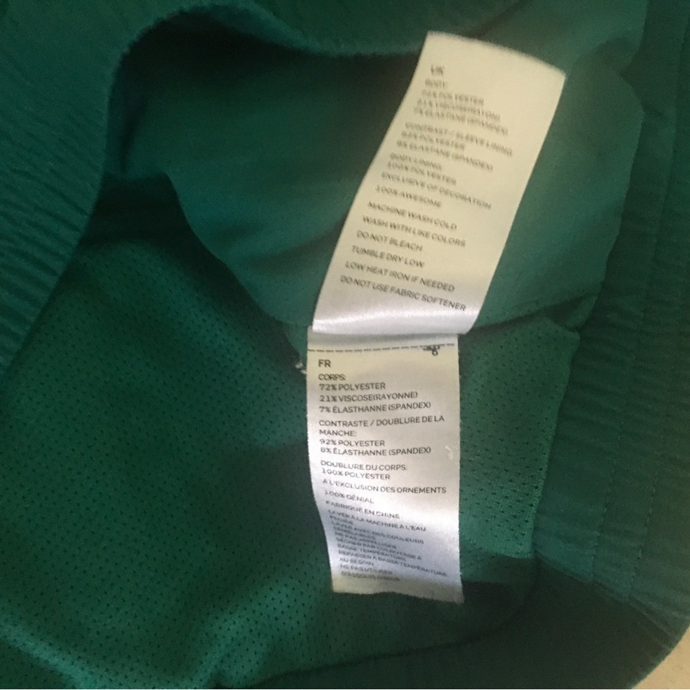 FIGS Sydney Scrub Jacket in a hunter green color - Picture 8 of 13